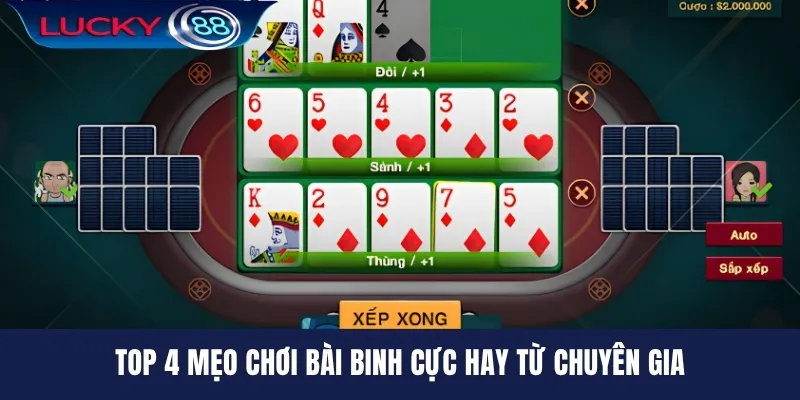 Top 4 mẹo chơi bài binh cực hay từ chuyên gia